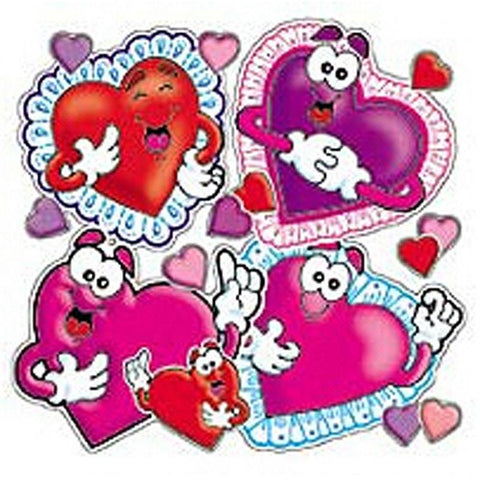 ACCENT PUNCH-OUTS VALENTINES-HEARTS