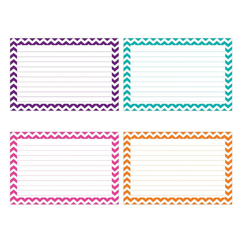 BORDER INDEX CARDS 3X5 LINED 75CT