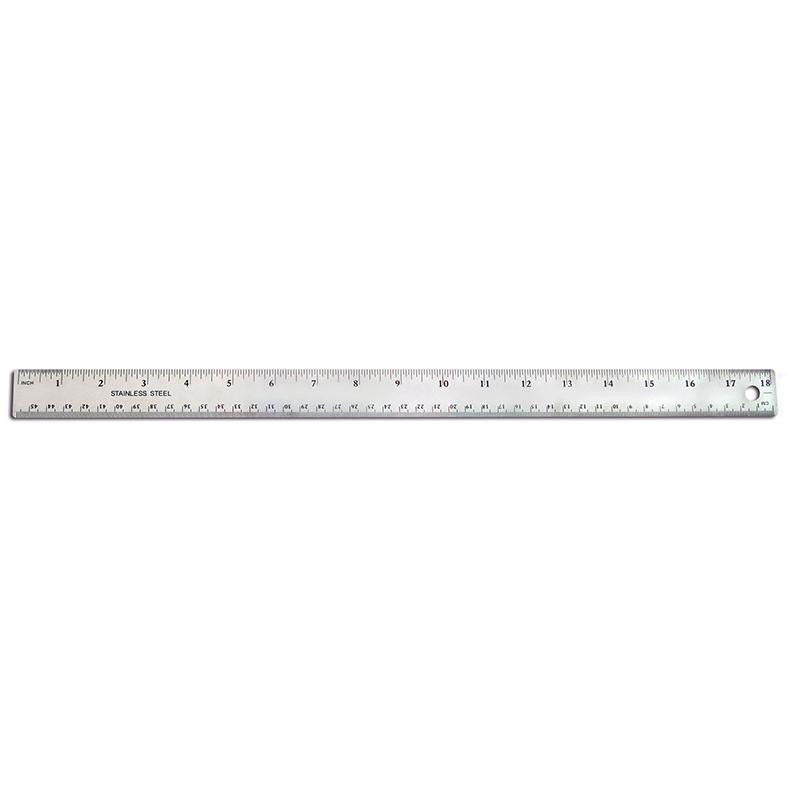 18IN STAINLESS STEEL RULER