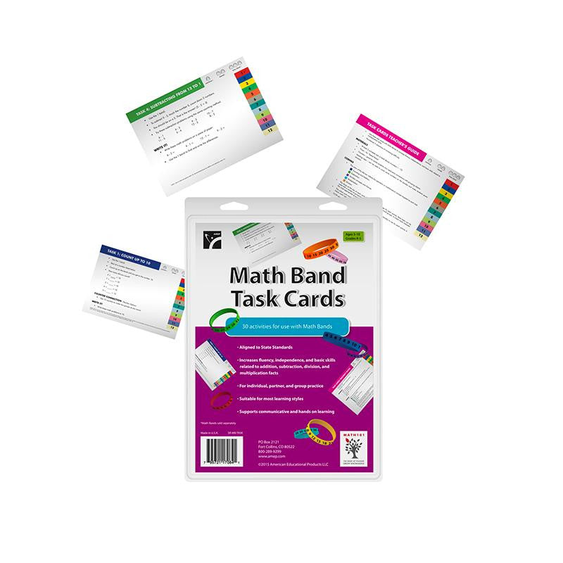 MATH BANDS TASK CARDS