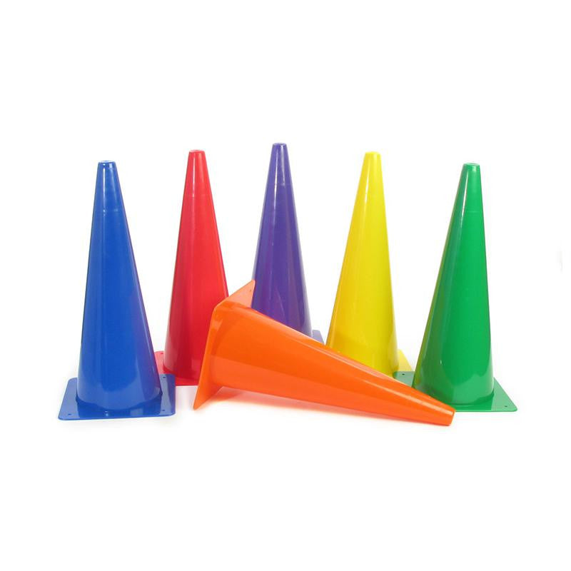 RIGID PLASTIC CONES 18IN SET OF 6