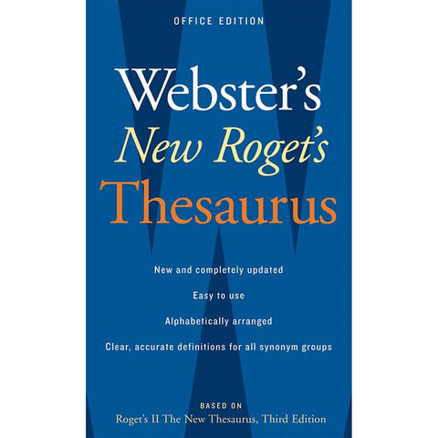 WEBSTERS NEW ROGETS THESAURUS