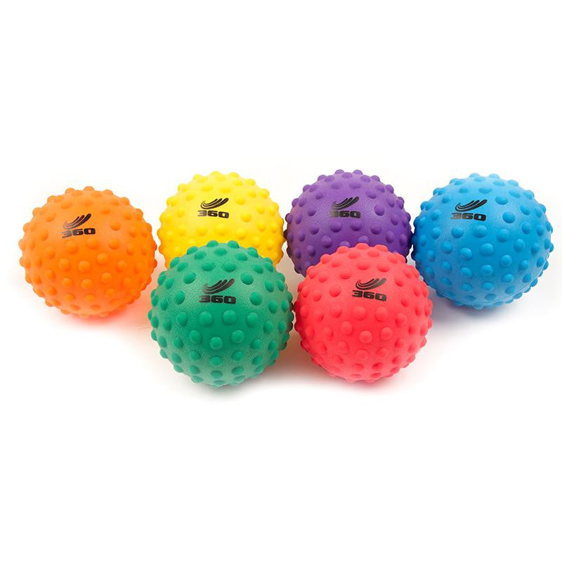 SENSORY BALL SET 5IN SET OF 6