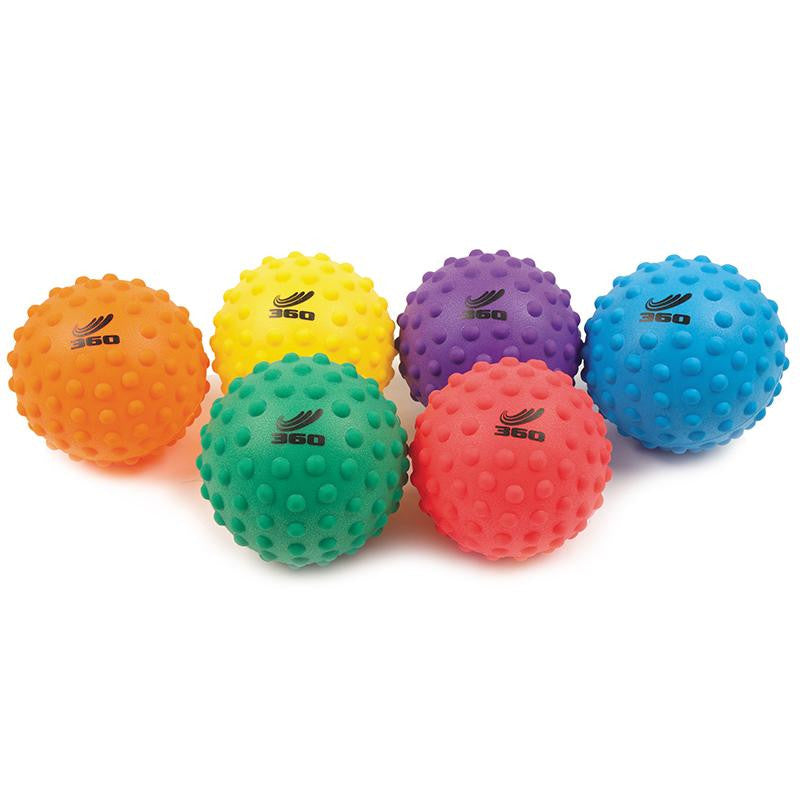 SENSORY BALL SET 8IN SET OF 6