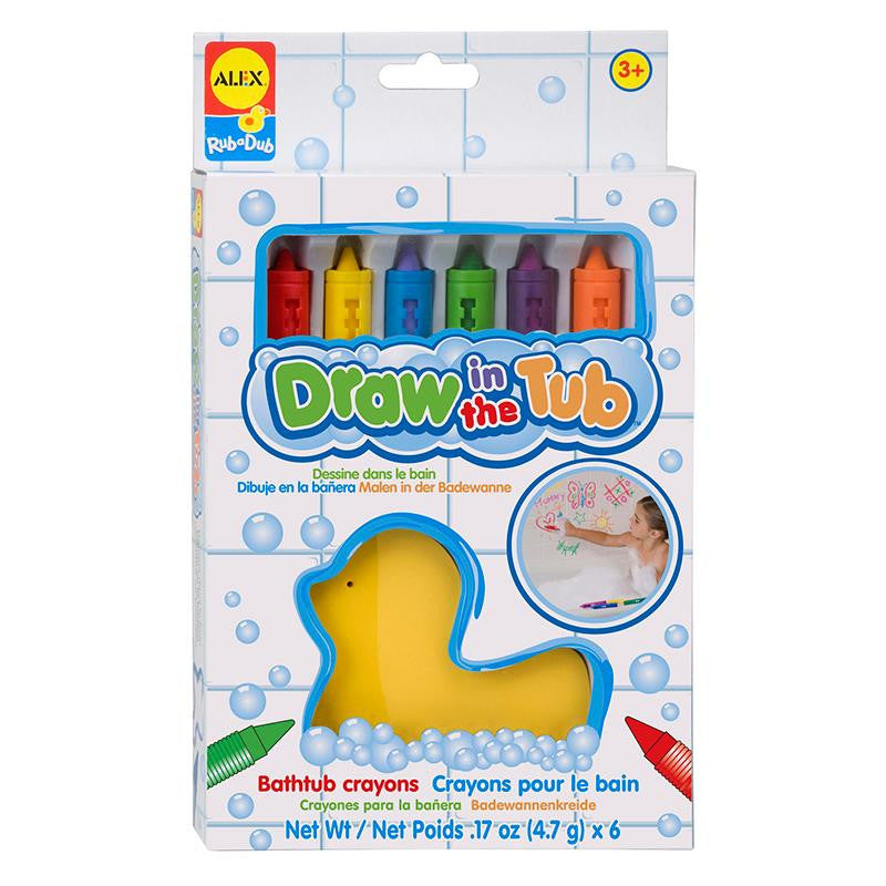 DRAW IN THE TUB CRAYONS 6PK