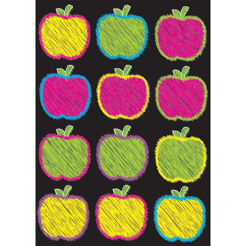 DIE-CUT MAGNET SCRIBBLE APPLES