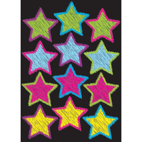 DIE-CUT MAGNET SCRIBBLE STARS