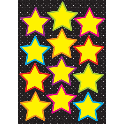 DIE CUT MAGNETS YELLOW STARS