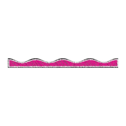 MAGENTA SCRIBBLE CHALK BORDER