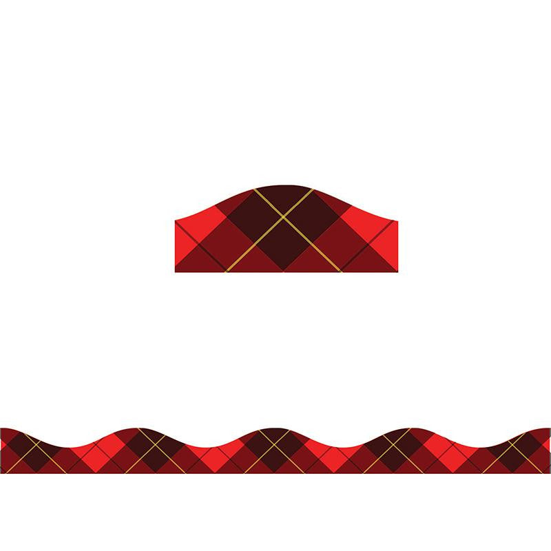 RED PLAID MAGNETIC BORDER