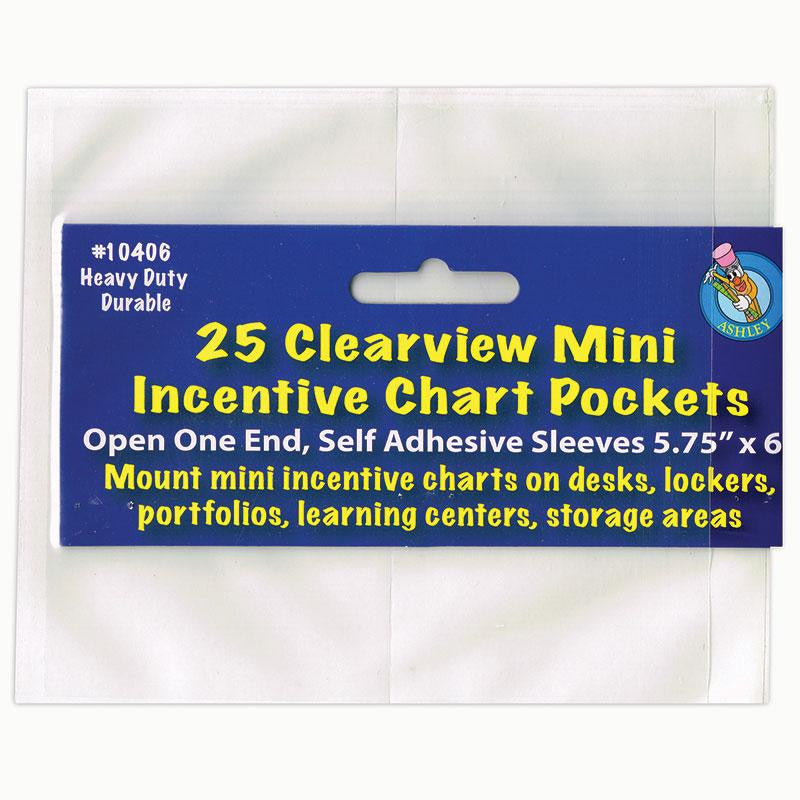 CLEAR VIEW SELF-ADHESIVE 25-PK