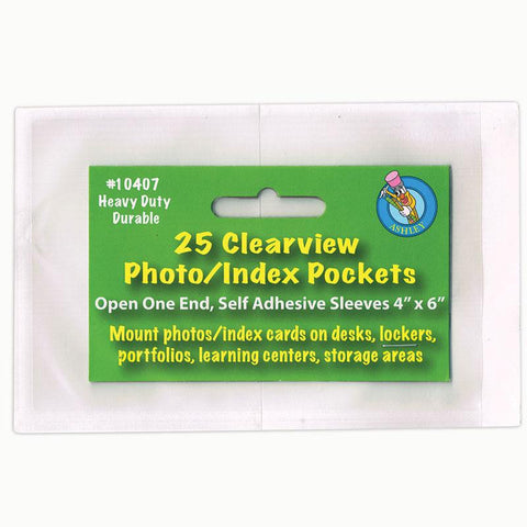 CLEAR VIEW SELF-ADHESIVE 25-PK