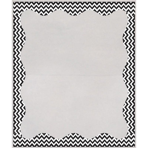 BLK CHEVRON BORDER 3 1-2 X 5 CLEAR