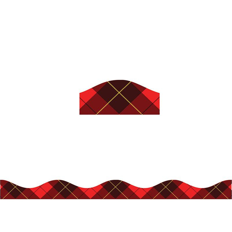 BIG MAGNETIC BORDER RED PLAID