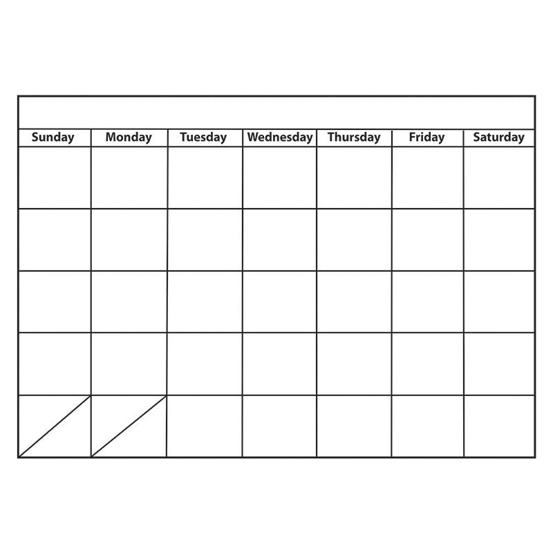 BIG MONTHLY CALENDAR LARGE MAGNETIC