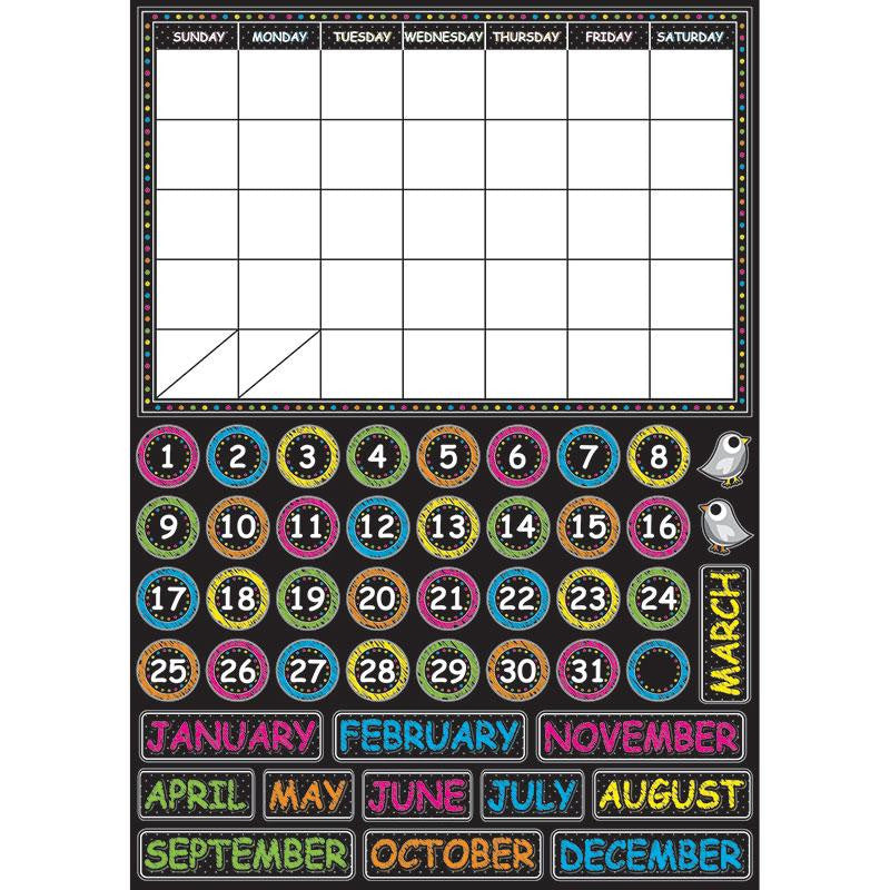 CHALK CALENDAR MAGNETIC MINI BBS