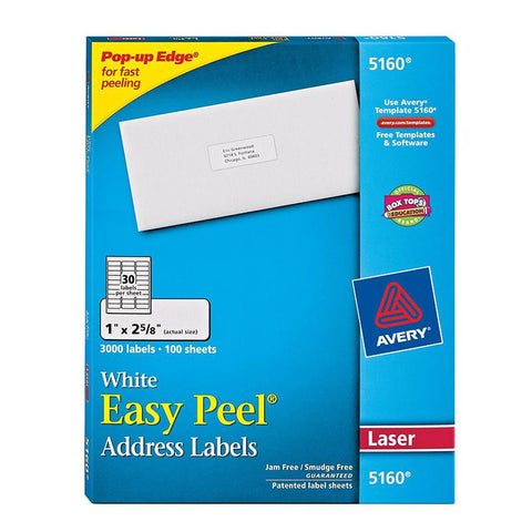 AVERY EASY PEEL WHITE ADDRESS