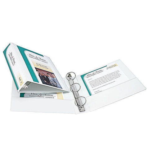 2IN CAPACITY WHITE VIEW BINDER