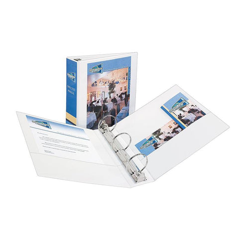 3IN CAPACITY WHITE VIEW BINDER