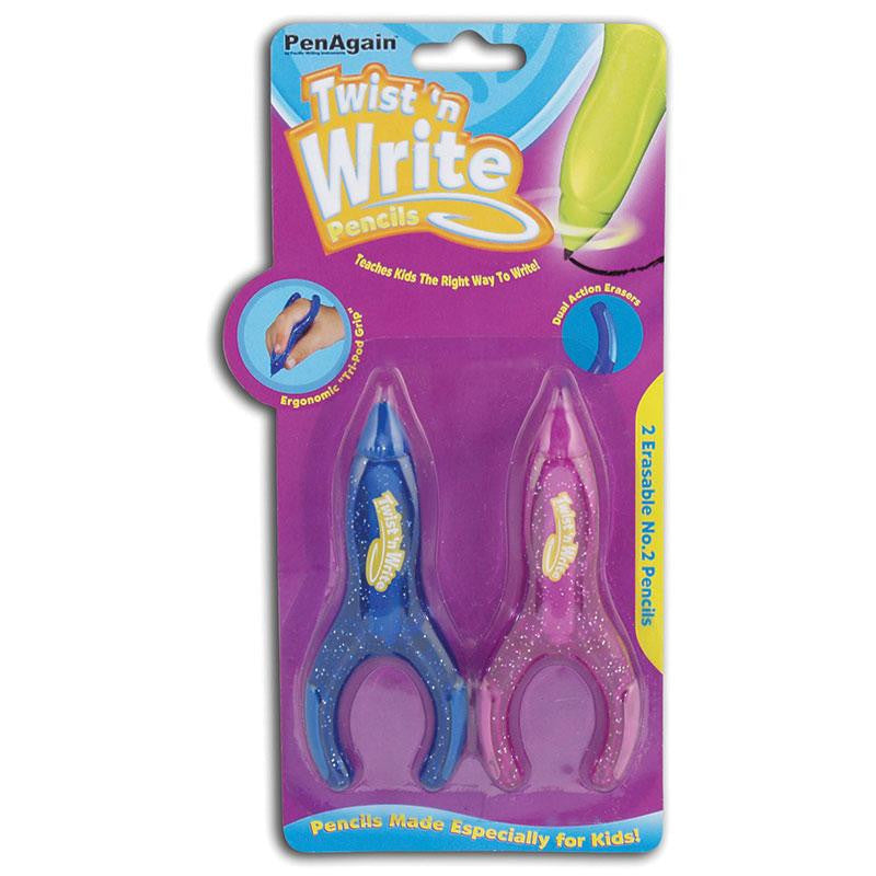 TWIST N WRITE PENCIL 2-PK CARDED