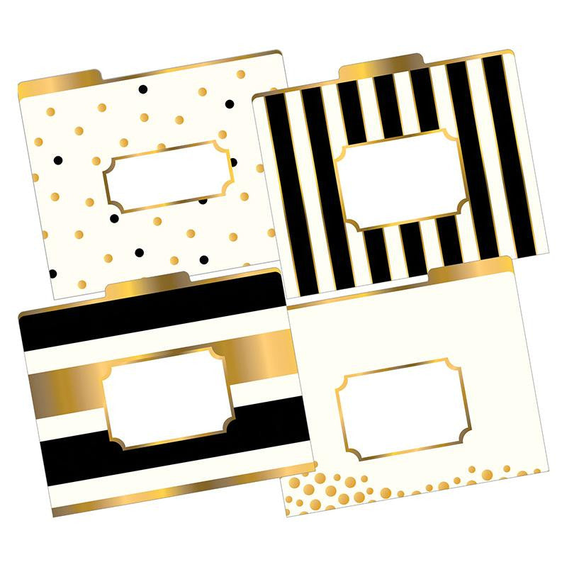 LETTER SIZE FILE FOLDERS GOLD