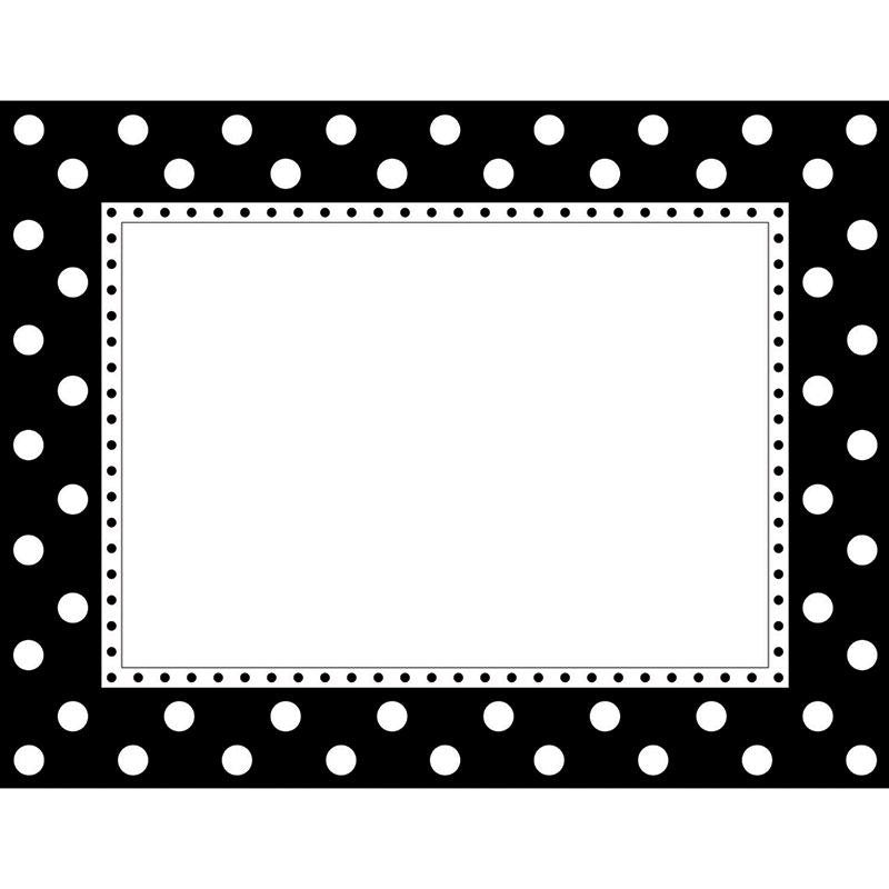 BLACK & WHITE DOT CHART