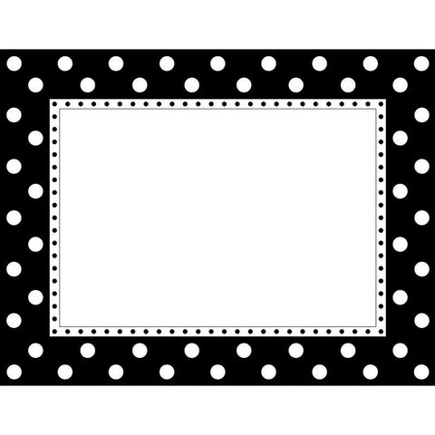 BLACK & WHITE DOT CHART