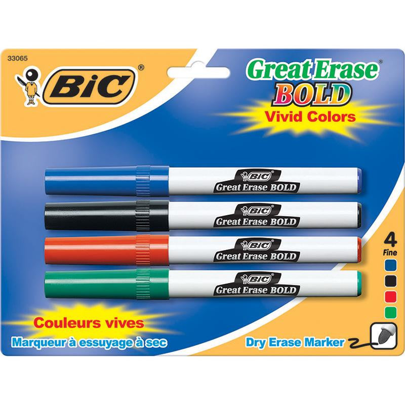 BIC GREAT ERASE DRY ERASE FINE