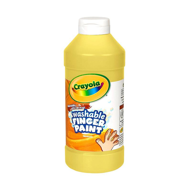 WASHABLE FINGERPAINT 16OZ YELLOW