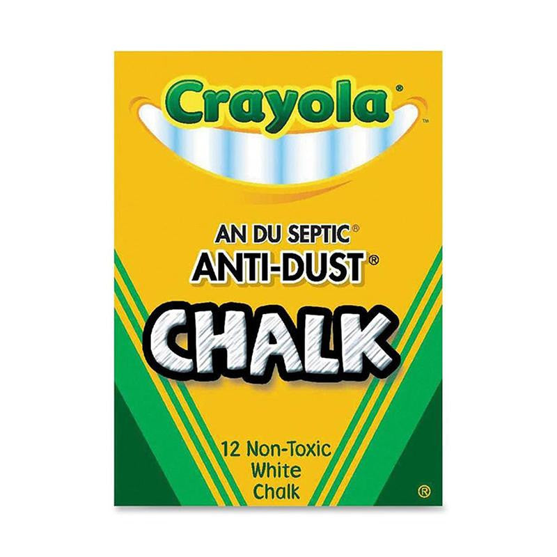 CHALK ANTI-DUST WHITE 12 CT