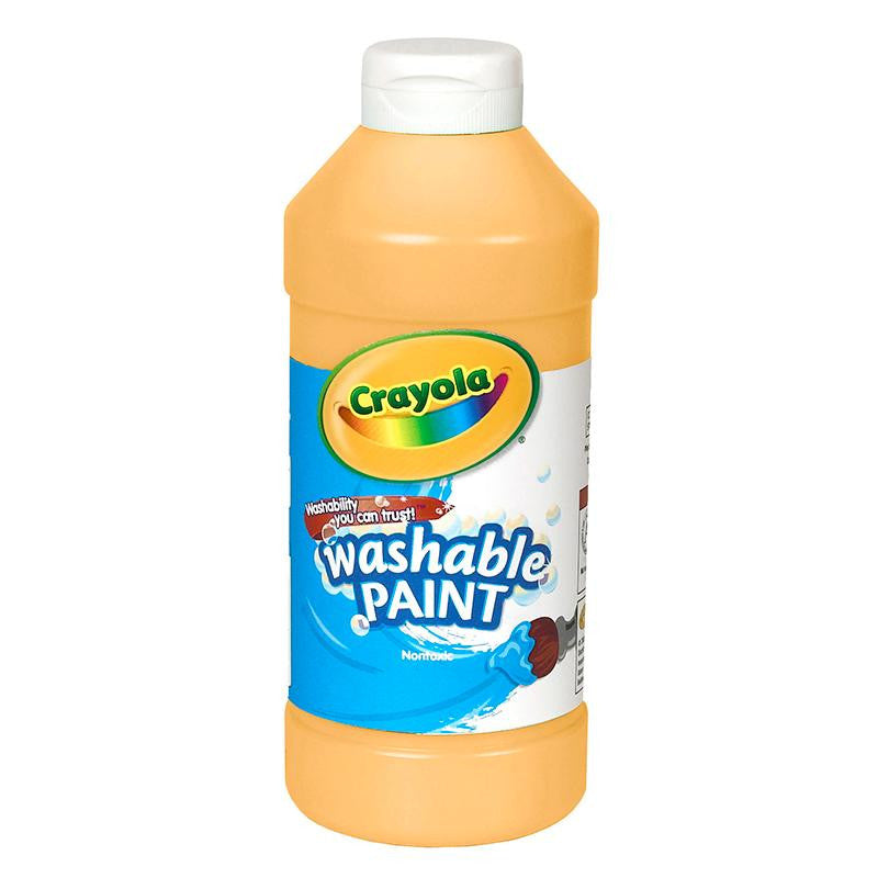 CRAYOLA WASHABLE PAINT 16 OZ PEACH