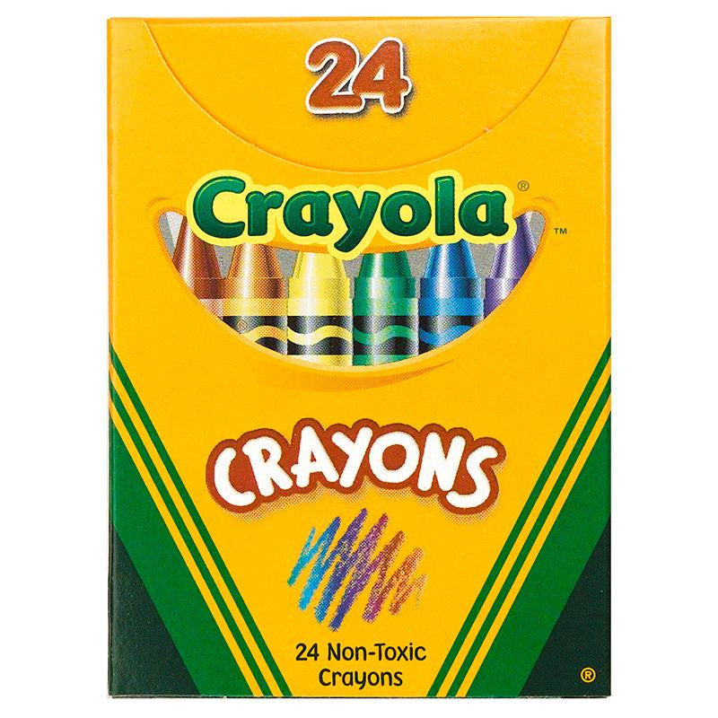 CRAYOLA REGULAR SIZE CRAYON 24PK