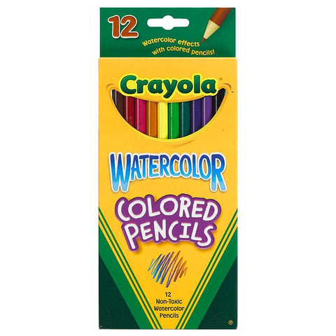 WATERCOLOR PENCILS 12CT FULL LENGTH