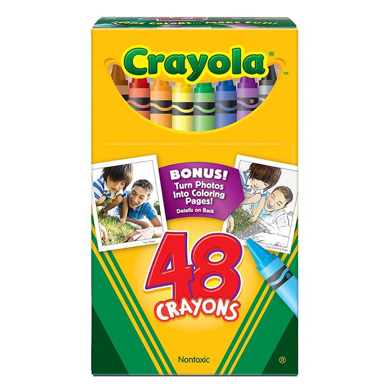 CRAYOLA REGULAR SIZE CRAYON 48PK