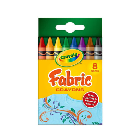 CRAYOLA FABRIC CRAYONS 8PK