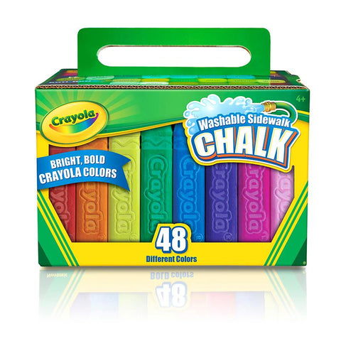 CRAYOLA WASHABLE SIDEWALK CHALK 48