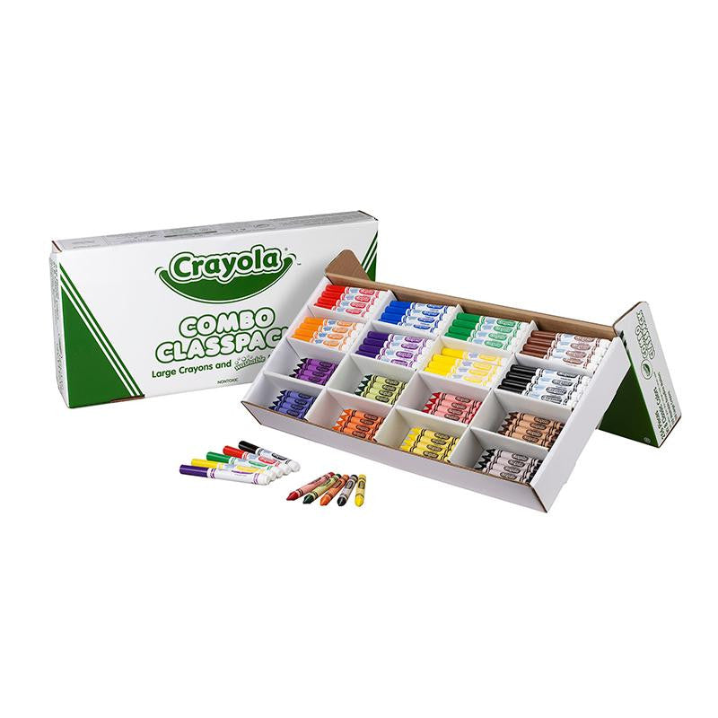 CRAYOLA LARGE SIZE CRAYONS AND