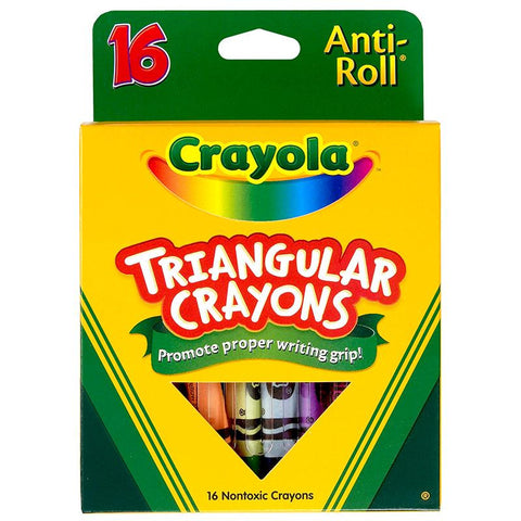 CRAYOLA TRIANGULAR CRAYONS 16 COUNT