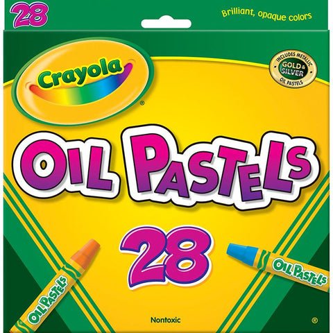 CRAYOLA OIL PASTELS 28 COLOR SET