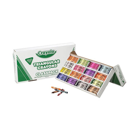 CRAYOLA CRAYON CLASSPACK TRIANGULAR