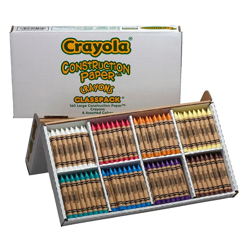 CRAYOLA CONSTRUCTION PAPER CRAYONS