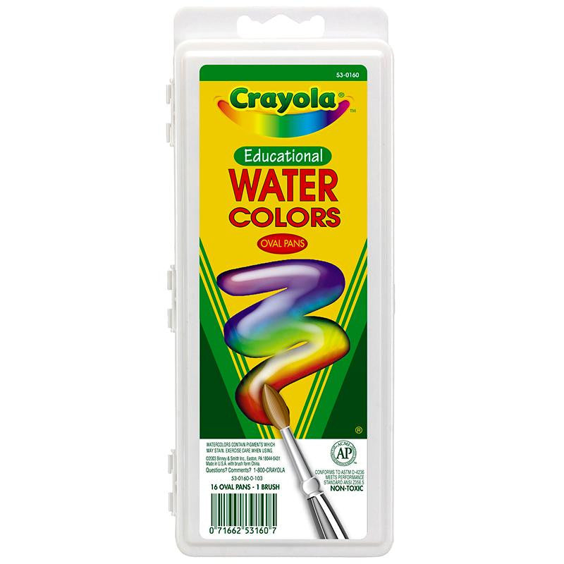 CRAYOLA WATERCOLOR SET - 16 SEMI