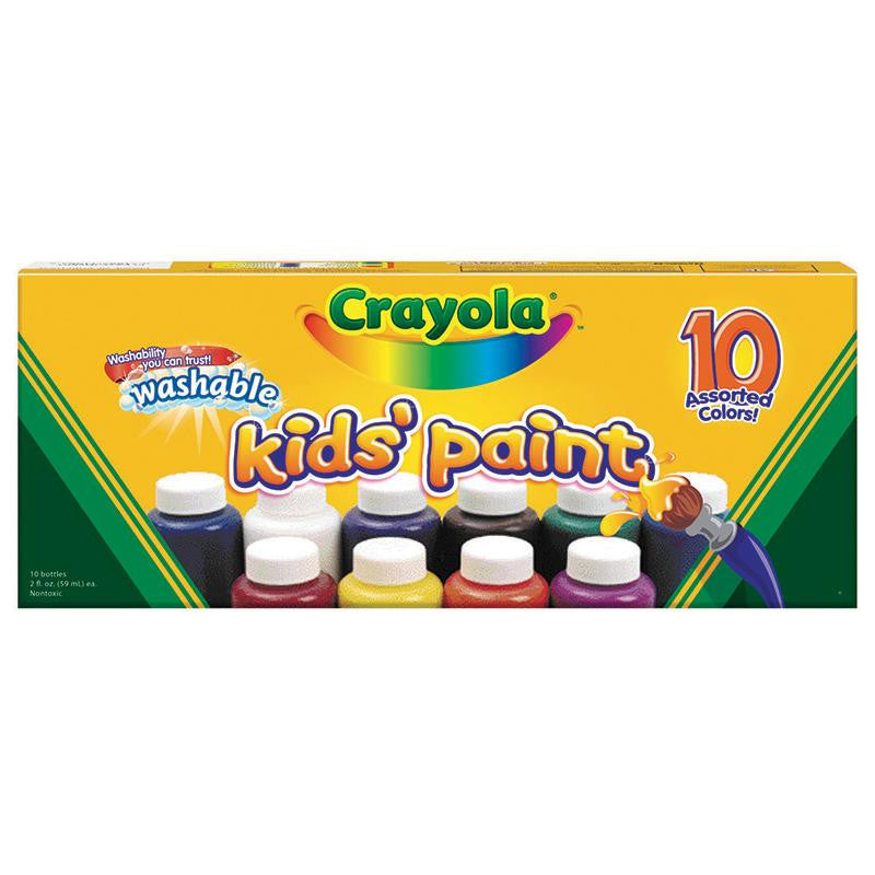 WASHABLE KIDS PAINT 10 COLORS