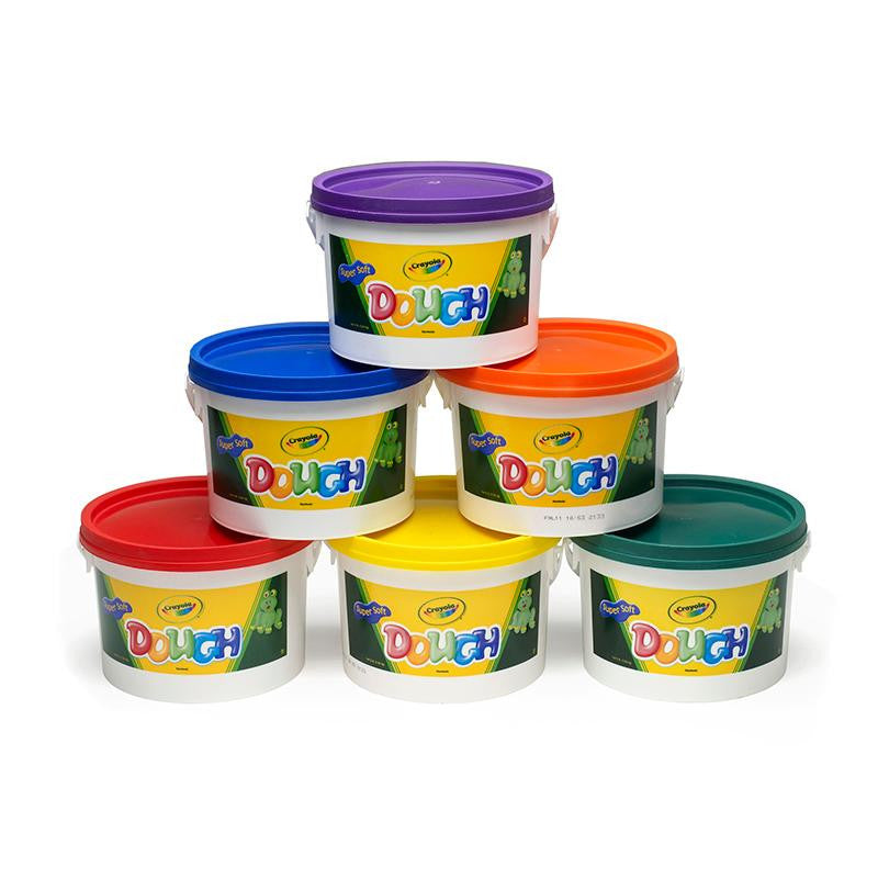 CRAYOLA DOUGH SET OF 6 TUBS RED