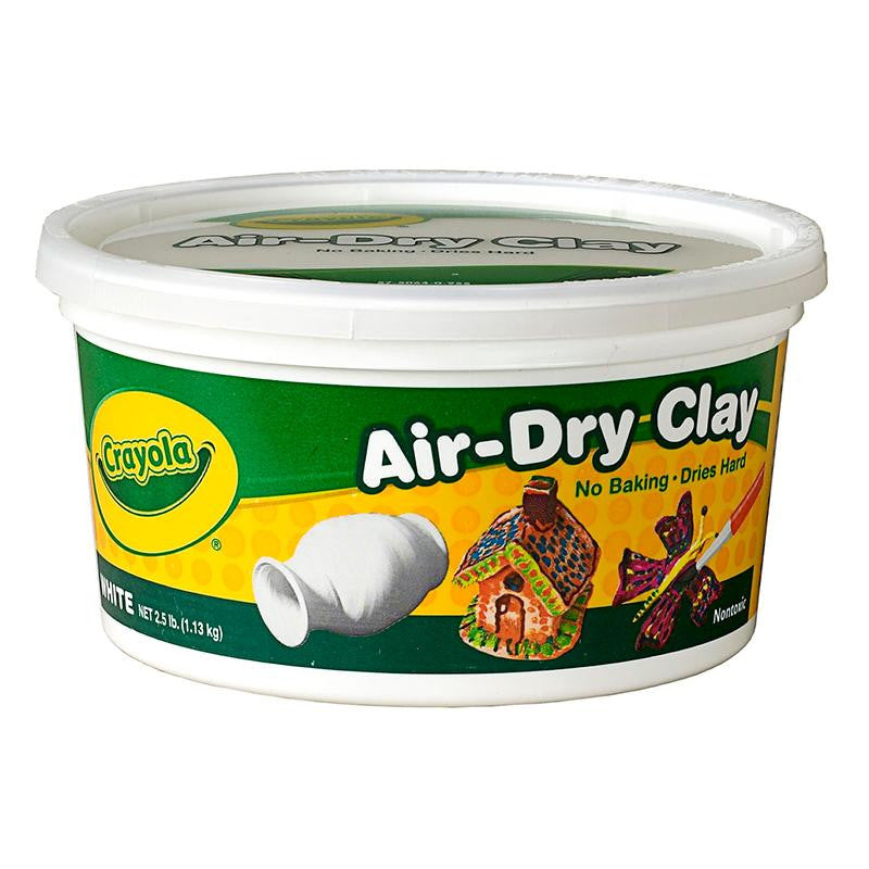 CRAYOLA AIR DRY CLAY 2.5 LBS WHITE