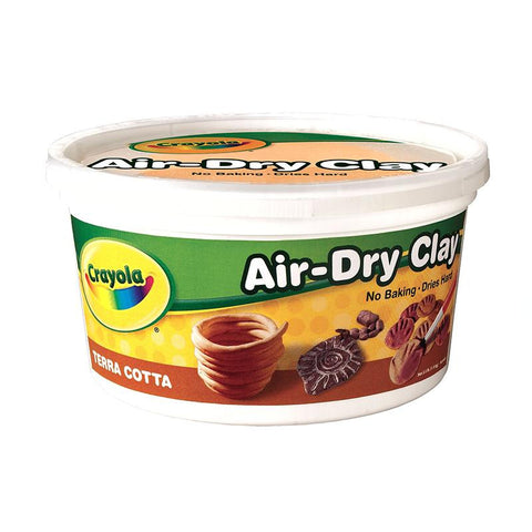 CRAYOLA AIR DRY CLAY 2 1-2LB TERRA