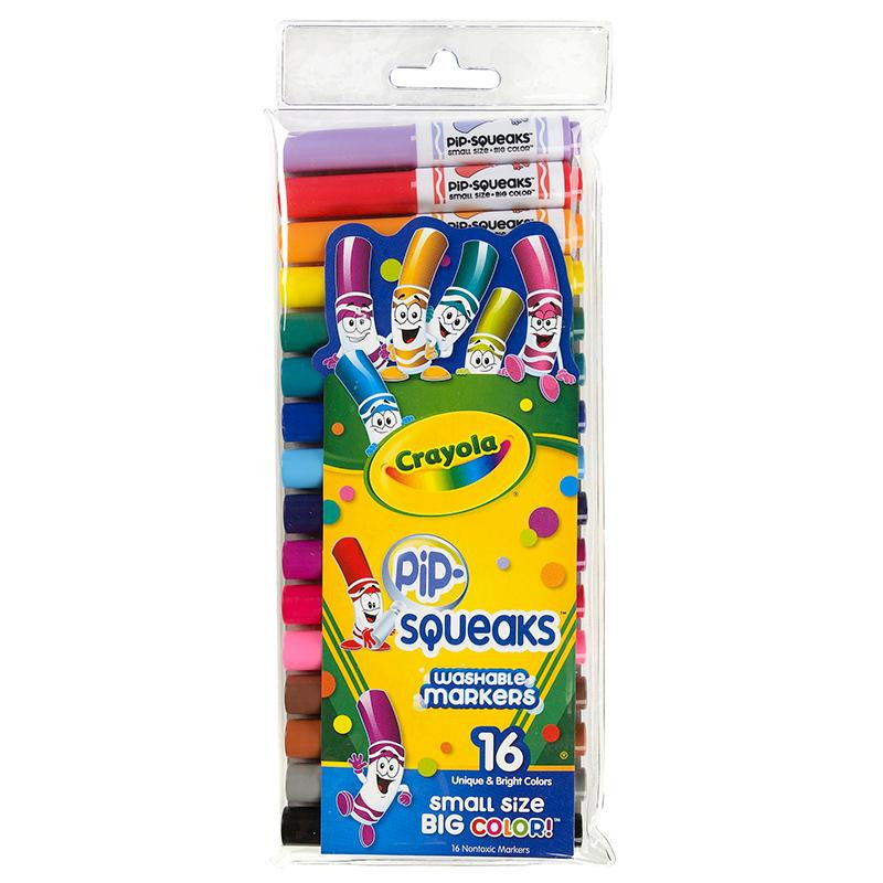 PIP SQUEAKS MARKERS 16 CT SHORT