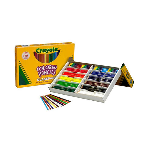 COLORED PENCILS 240 CT CLASSPACK 12