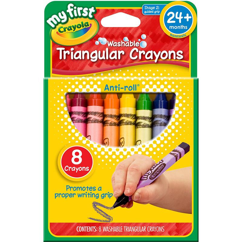 MY FIRST CRAYOLA 8CT TRIANGULAR