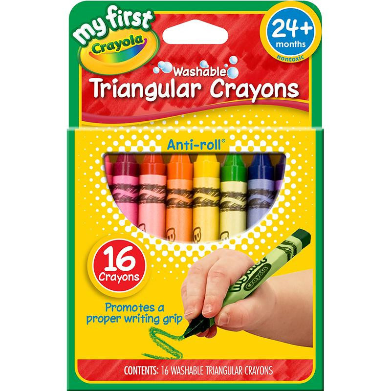 MY FIRST CRAYOLA 16CT TRIANGULAR